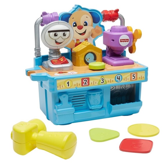 Fisher-Price Laugh & Learn Busy Learning Tool Bench - Picture 3 of 4